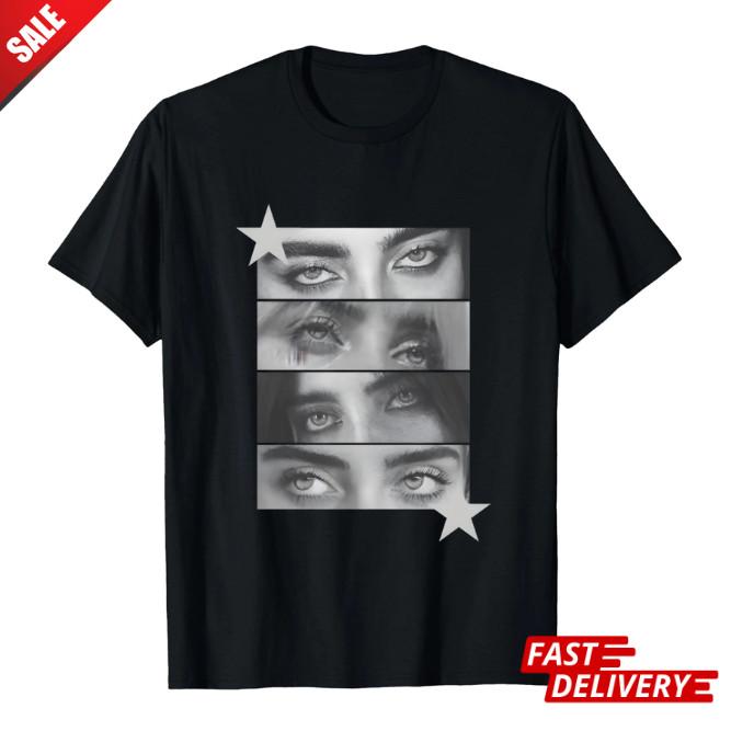 

Футболка с туром Billie Eilish, Q01 Семейная футболка для фанатов Billie, Подарок для фанатов!!! Футболка Unisex XL