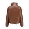 New Autumn and Winter Short Leather Jacket Women's Jacket European and American Thickened Cotton-padded Clothes Bread Clothes