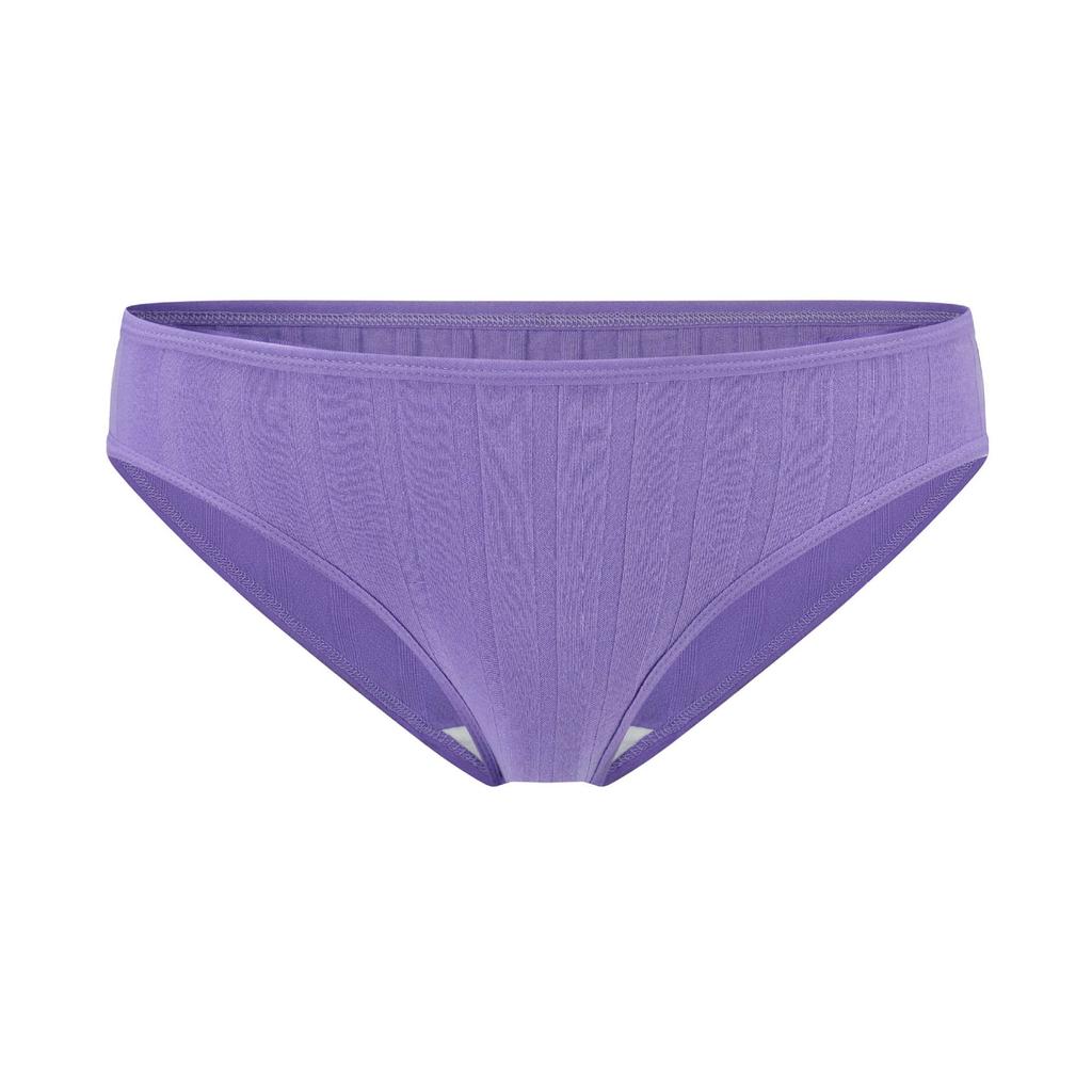 Damen Frühling und Sommer Neu Baumwolle Einfarbig Fadenlift Hüfte Tiefsitzender Slip