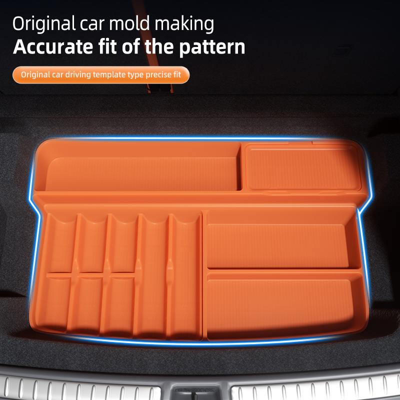 For AITO M8 5Seat/6Seat 2025 2026 Trunk Storage Box Tail Box Leveling Organizer Interior Modification Special-Fit
