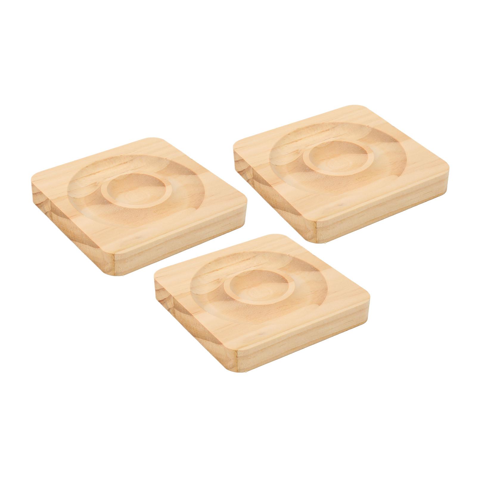 

Деревянный поднос для браслетов, квадратная подставка для бусин, тарелка-органайзер для ювелирных изделий для колец, серег, часов