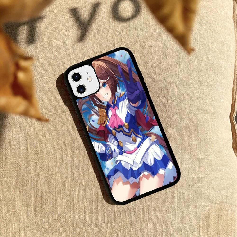 Anime Uma Musume Pretty Derby Tokai Teio Phone Case Silicone PC+TPU For For IPhone 11 12 13 14 15 16 Plus Pro Max Cover
