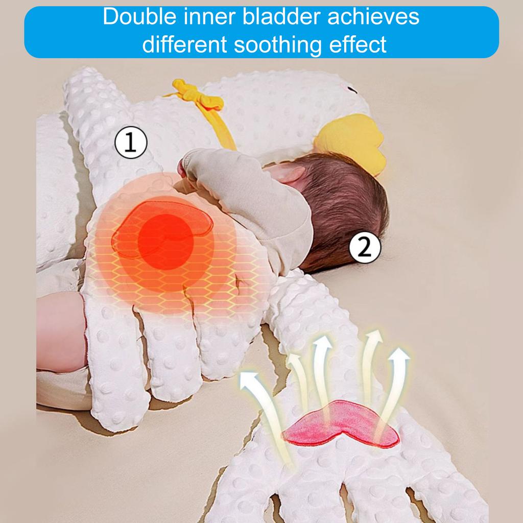 Baby Exhaust Pillow Soothing Anxiety Pattable Soothing Hand Lying Down Sleep On Her Own Prevent Abdominal Flatulence