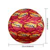 Pallone da Calcio AS Roma Indoor Misura 5 Colorato Cucito a Macchina PVC Pronto per la Competizione Resistente Alta Rimbalzabilità