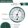 2 v 1 Nerezový Teplomer Vlhkomer Nástenný Automatický Merací Teplomer pre Domácu Kanceláriu Teplomer Vlhkomer