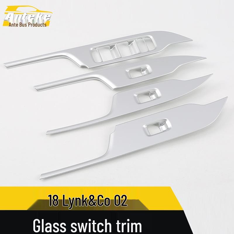 Lynk & Co 02 Glass Switch & Window Armrest Button Decorative Frame