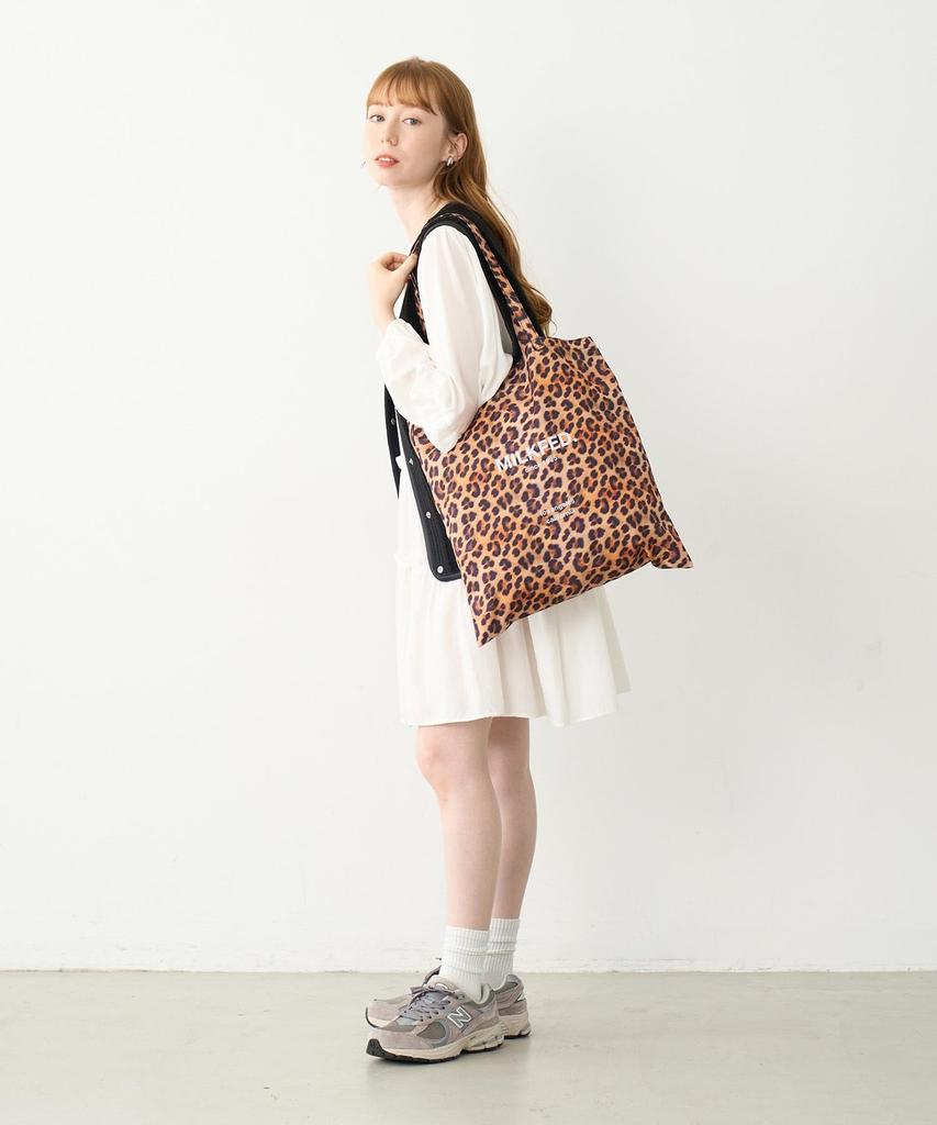 Leopard Flat Tote LEOPARD FLAT TOTE 103244053003 BEIGE ONE SIZE