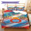Set Biancheria da Letto con Fantasia Espagnola Copripiumino Federa Decorazione per la Casa Regalo (1 * copripiumino + 2 * federa, senza nucleo)