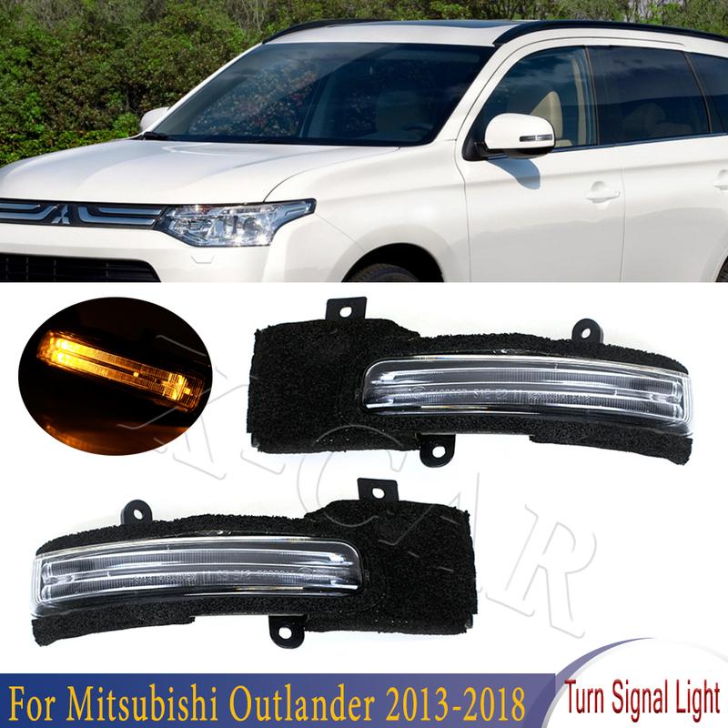 Rearview Side Mirror Turn Signal Light Indicator Lamp For Mitsubishi Outlander 2013 2014 2015 2016 2017 2018 Lancer 2016