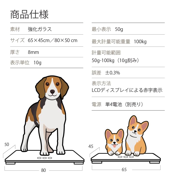 Kurflo Dog Weighing Scale Animal Weighing Scale Veterinary Dog Weighing Scale Pet Weighing Scale Suitable for Children Adults Dogs and Cats Max Weight