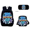 Student Backpack Set of 3 Pieces, Large Capacity Multicolor Print 67, 30x40x11cm, Multi-Compartment School Bag with Pencil Case