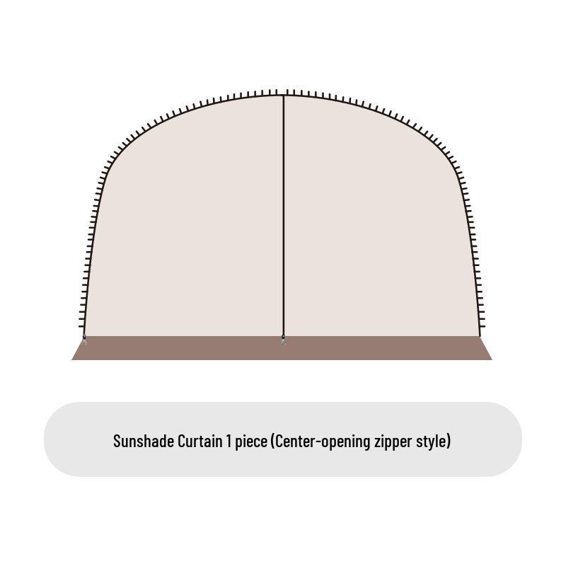 Windproof Blackout Spherical Dome Camping Tent - Extra Large Multi-Person Space, Sun Protection, Waterproof