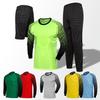 Long Sleeve Padded Goalkeeper Jersey Set for Adults and Kids
