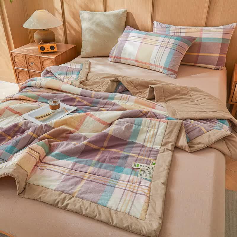 Southern Life Muji-Style Washed Summer Quilt - Sunrise