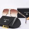 Cross-Border Maybach Men's Sunglasses - Stylish European & American Large Frame Driving Glasses