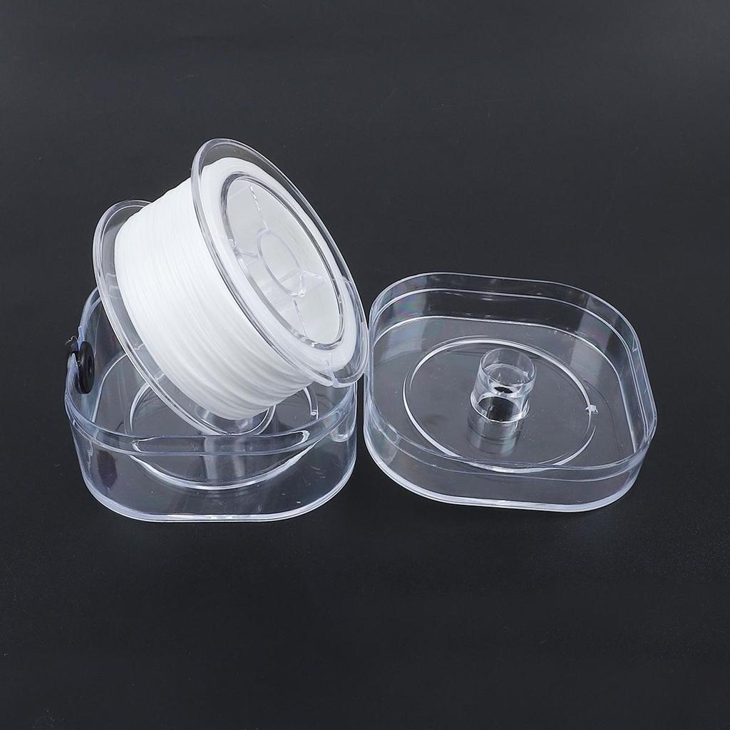 30-200M Crystal Beading Stretch Elastic Thread Cord with Box 0.2/0.6/0.8/1mm Transparent Clear Wire/String