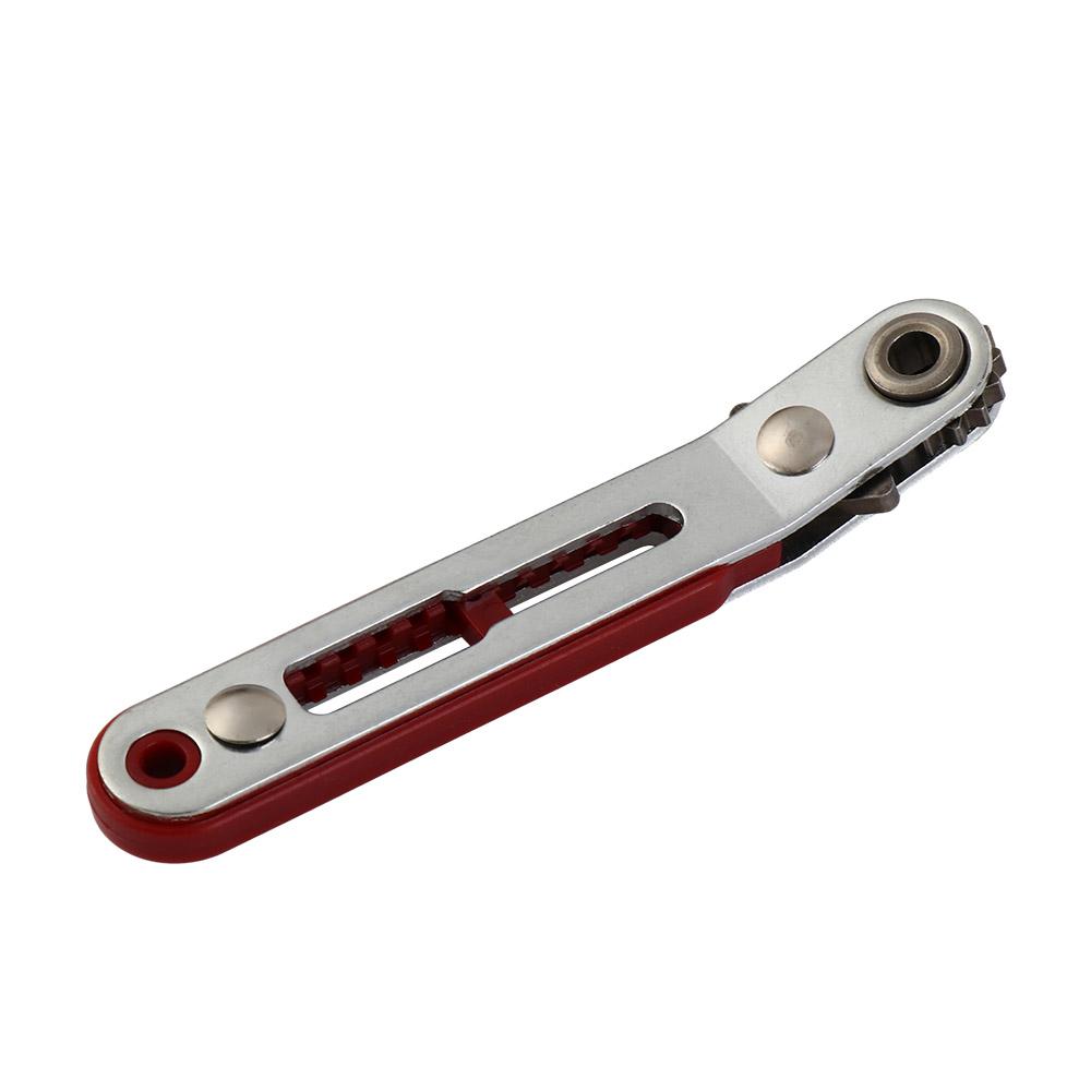 Sechskant Schraubendreher Bit Ratsche Schraubenschlüssel Stecknuss Doppelantriebskopf Sechskant Ratsche Spanner Gebogener/Gerader Kopf 1/4 Zoll Reparaturwerkzeug