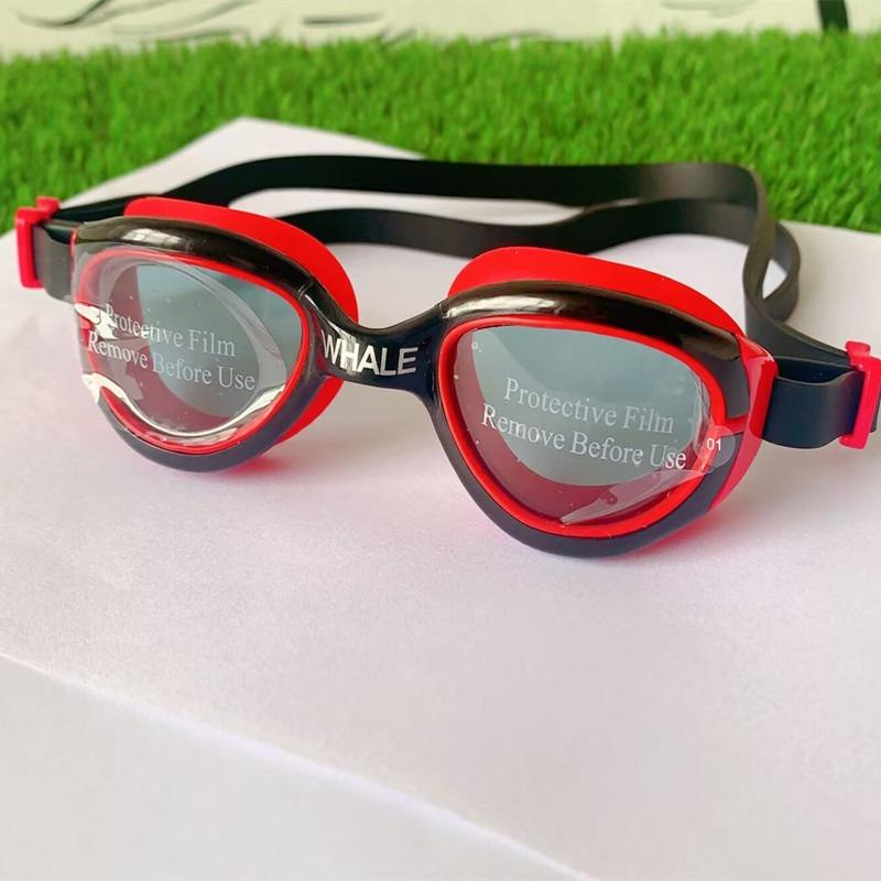 Kids Swimming Goggles Anti-fog UV Waterproof for 3-12 Years Old for Boys Girls Brand WHALE one size