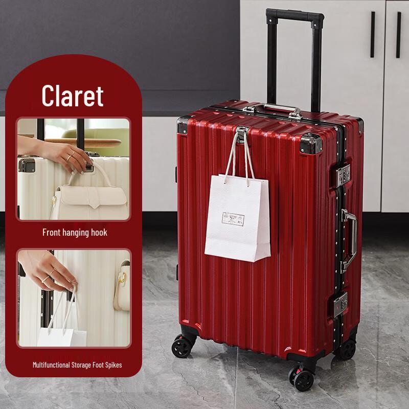 OEING Durable Aluminum Frame Spinner Luggage 20 Inch