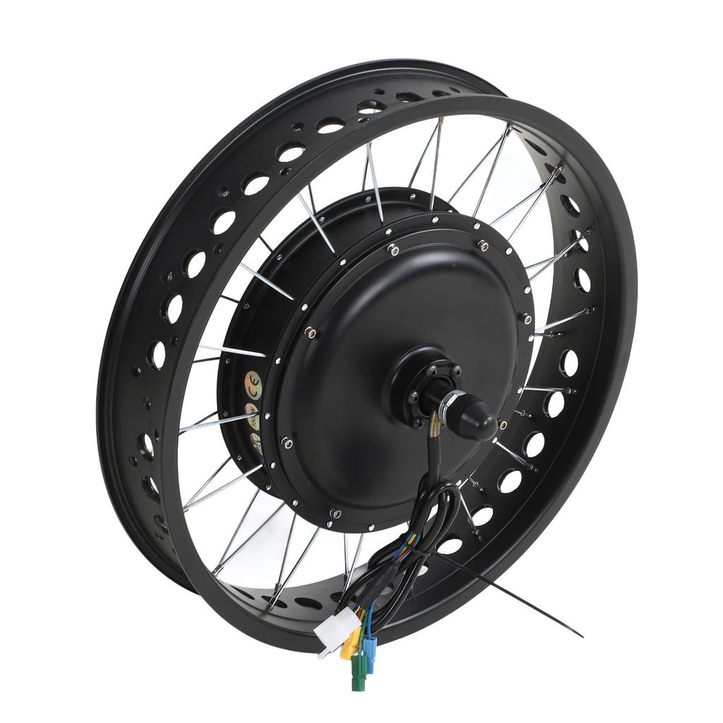 20in Rear Wheel Conversion Kit 48V 1500W Rear Drive Hub Motor Electric Bike Conversion Kit with