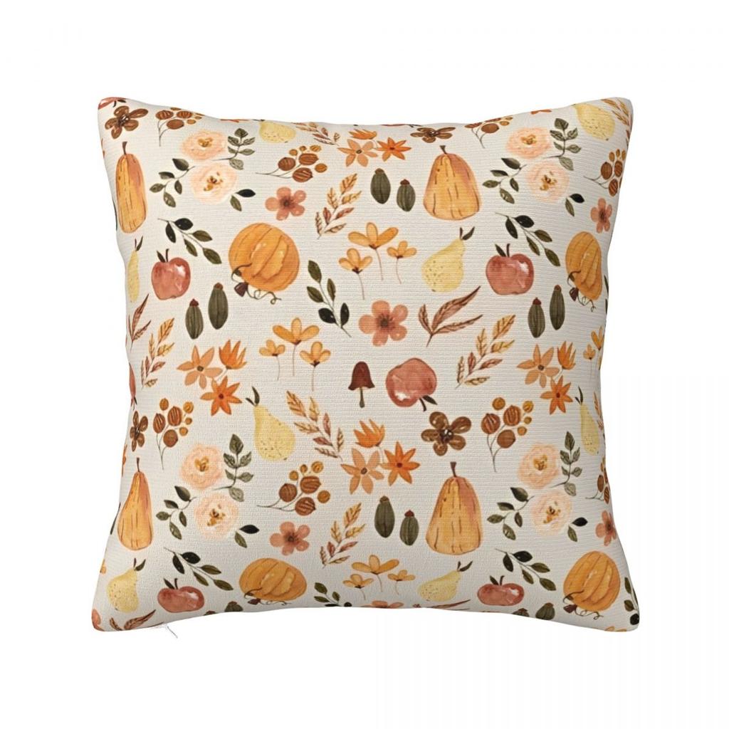 Autumn Maple Leaves Pillow Case Vintage Pillow Cover Soft Custom Diy Cushion Cover Pillowcases For Living Room Chair