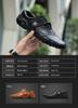 Men's Plus Size Breathable Leather Casual Driving Shoes - Spring Collection