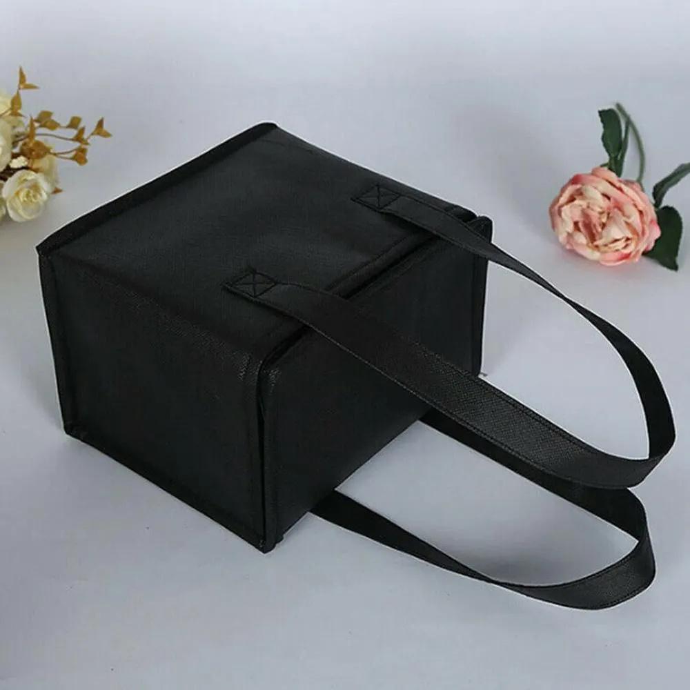 Insulated Picnic Bag with Thickened Aluminum Film Lining Large Capacity Handheld Outdoor Cooler Tote for Camping and Travel