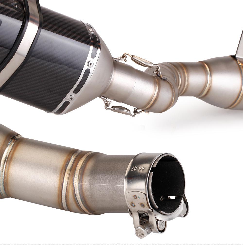 Qianjiang Chase 600 Exhaust Modification: Back Pressure Drum Mid-Section & Tail Exhaust