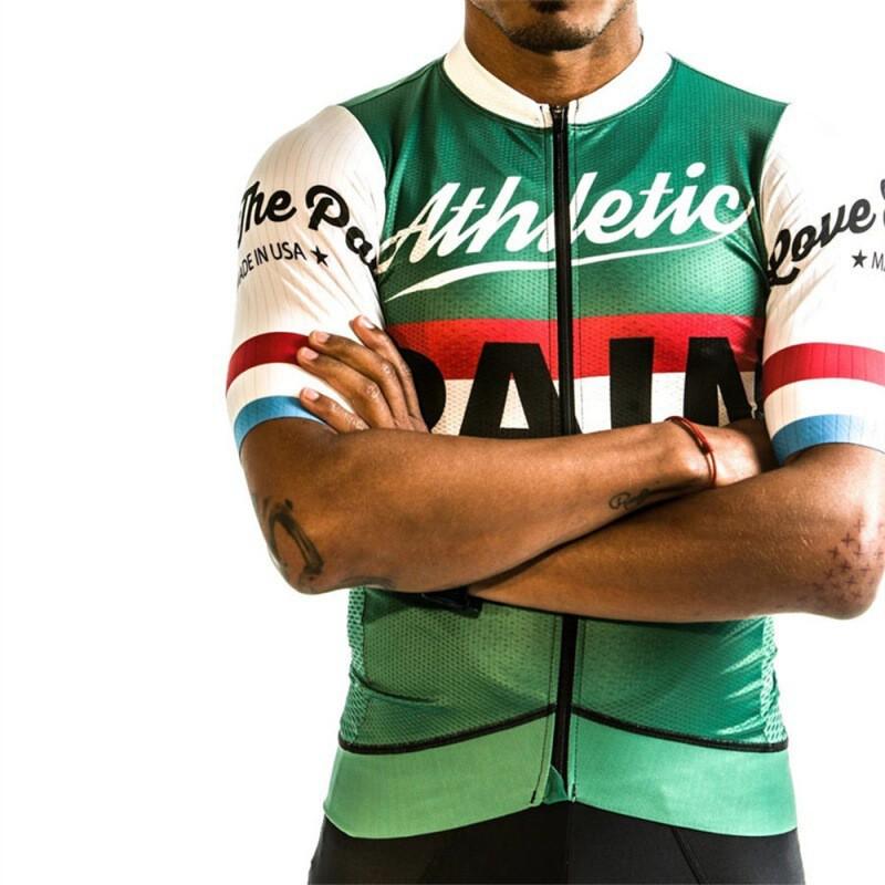 Mens Cycling Jersey Short Sleeve Quick Dry Breathable Performance Top Road Mountain Bike Riding