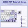 75 Hot Swap Mechanical Keyboard TFT Display 4000mAh BT 24G Wired RGB LED Knob Control E Sports Windows Mac