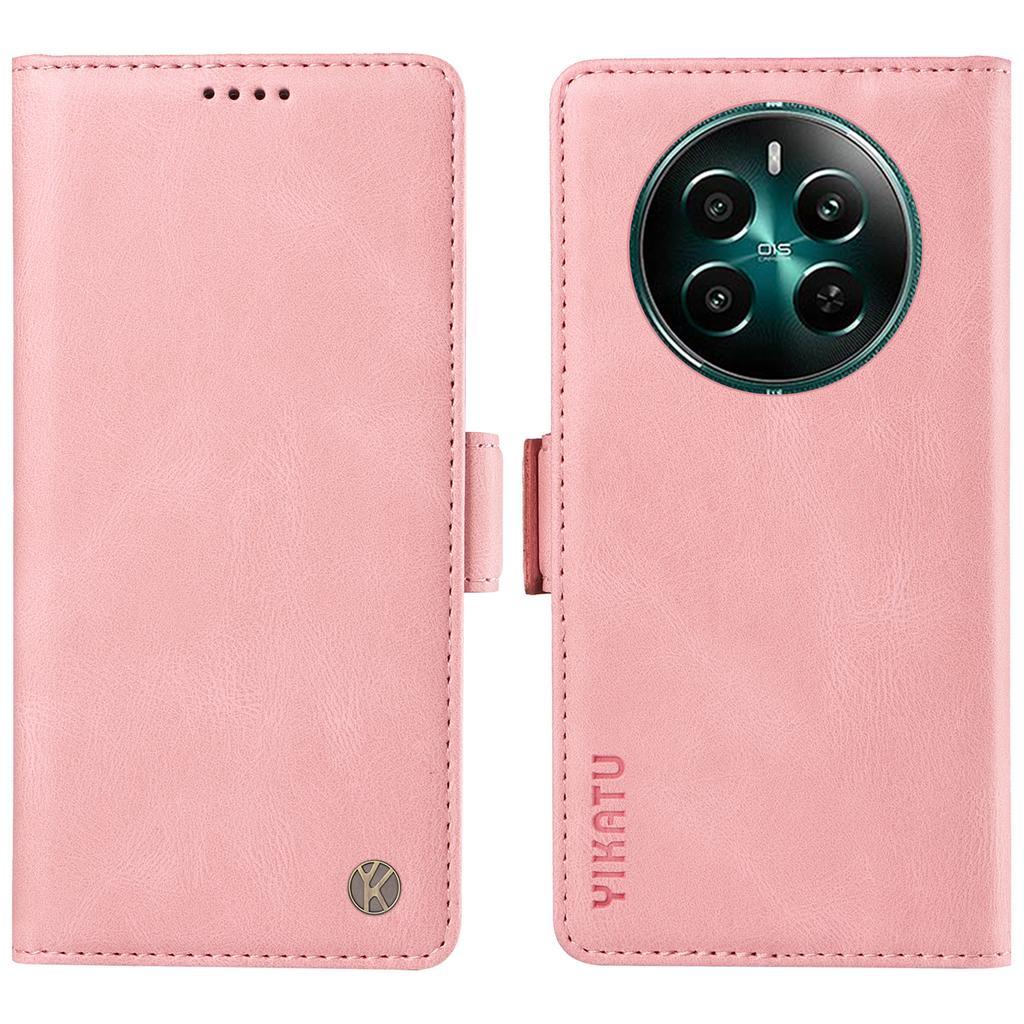 YIKATU YK-005 For Realme Narzo 70 5G/Narzo 70 Pro 5G/P1 5G/12 4G/12+ 5G Case PU Leather Wallet Phone Cover Skin Touch Feeling