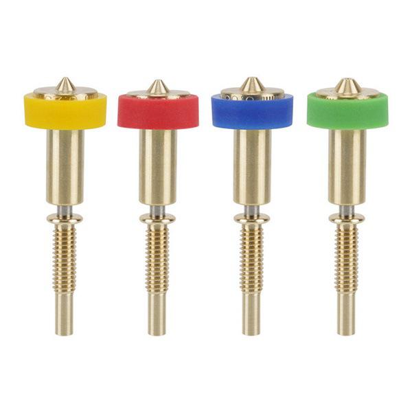 

3D Printer Integrated Brass Extruder, 0.4mm, Material: Brass, Titanium, Silicone Other