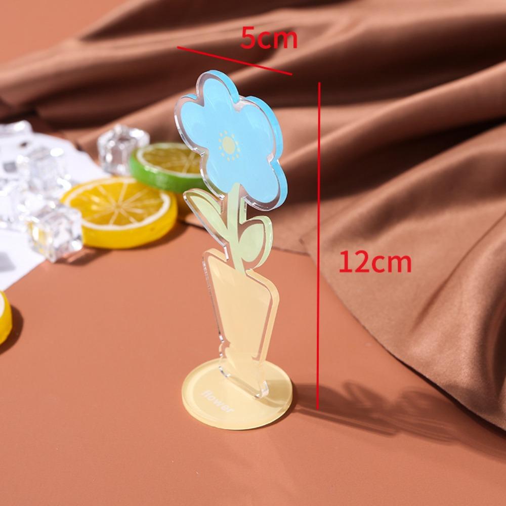 Creative Flower Shaped Photo Clip Card Holder Table Number Holder Note Holder Cute Wedding Party Desktop Decoration Card Clamp