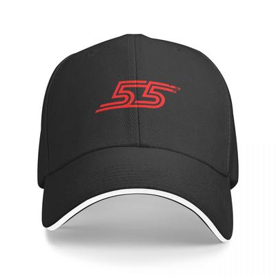 Unisex basebollkepsar Carlos Sainz Jr F1 Signature Graphic - Mörk sommarsport Baseballkepsar Hiphopkeps Polykromatiska hattar