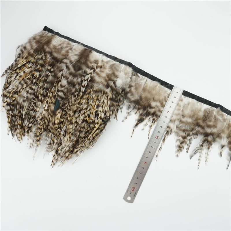 1meter/Lot Natural Pheasant Feather Trims Fringe Rooster Feathers Peacock Pluma Ribbons for Crafts  DIY Decor for Clothes Sewing
