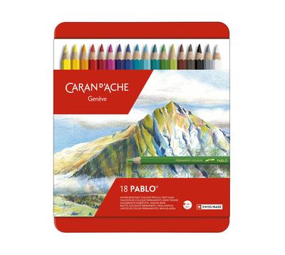 Caran Pablo Colored Pencils 18 Color Set d'Ache 0666-318 Oil-based