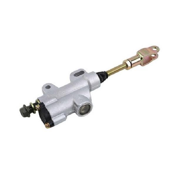 Motorcycle Rear Hydraulic Clutch Master Cylinder Brake Pump Silver  1PcUniversal