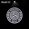 2Pcs Car Door Welcome Light Led HD Projector Lamp Courtesy Lights For Mercedes Benz C117 W117 E COUPLE C207 C205 A205 W218 C218 DC6