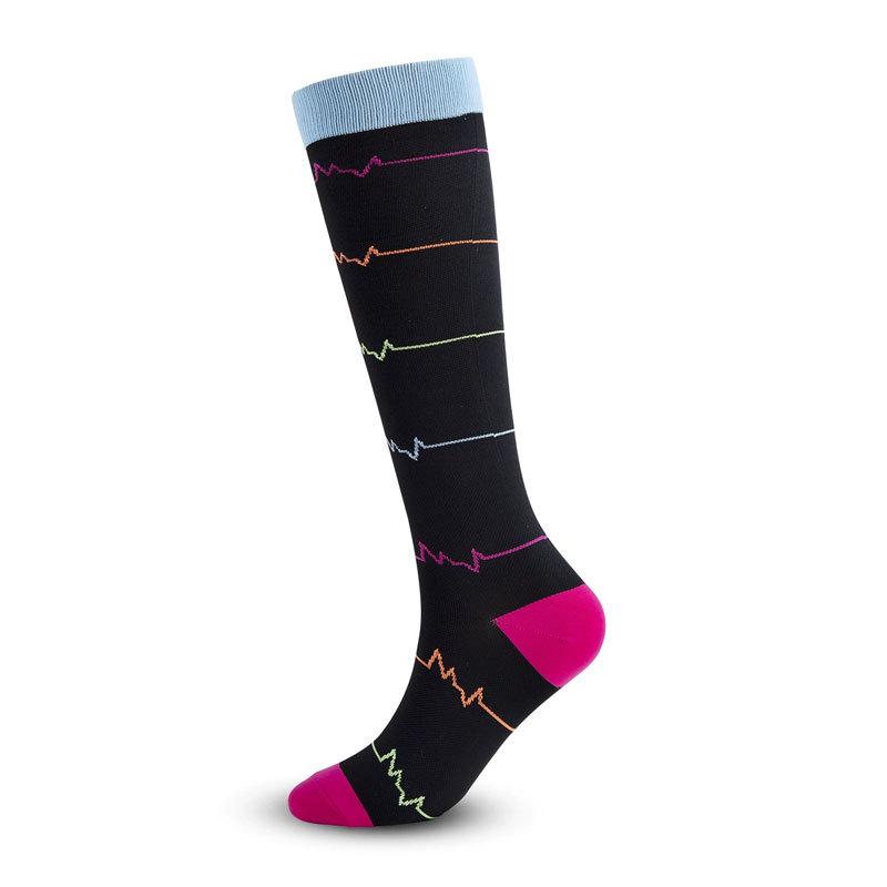 200+ Styles Compression Sports Socks for Men & Women: Breathable, Non-Slip Calf Socks for Fitness & Marathon, Individually Packaged