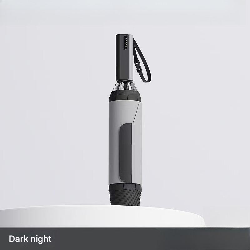 High-end Fully Automatic Tri-fold Umbrella Enlarged Thickened Reinforced Rainproof Men's Business Car-mounted Special Umbrella