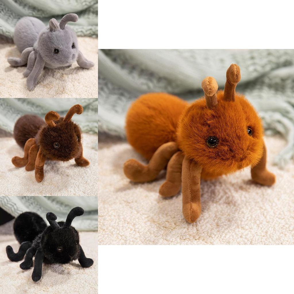 Animal Plush Toy Ant Heart Hippo With Pp Cotton Filling For Kids Playroom Decor