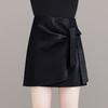 Brand High Waist Short Leather Skirt With Asymmetrical Design For Women