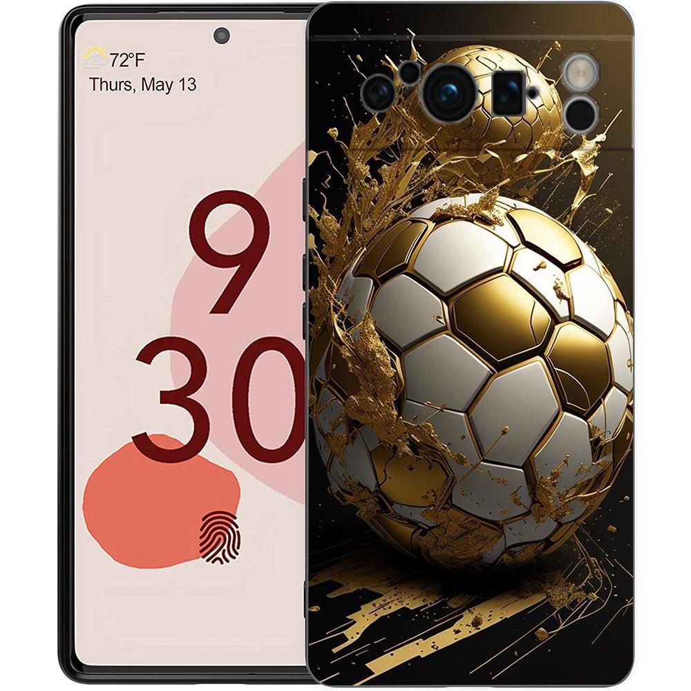 

Football Footy Soccer Phone Case Cover for Google Pixel 9 8 7 6 7A 6A Pro Shockproof Soft TPU 9 Pro XL Shell Capas Fundas Google Pixel 9 Pro