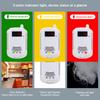 CO and Gas LCD Gas Detector, Home Natural Gas/Methane/Propane/CO Alarm, Leak Sensor Detector with Voice Promp and LED Display