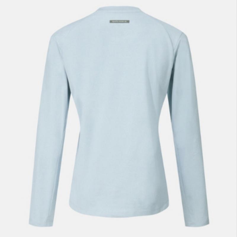 DescenT Training Regular FiT Long Sleeve T shirT B1 sq123TTl11 Blk Sky whT