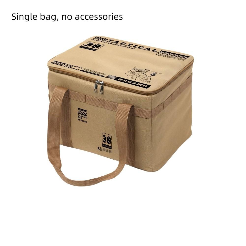 30/42L Picnic Storage Bag Foldable Storage Boxes Thickened Camping Storage Bag Outdoor