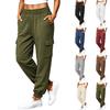 Women's Fashion Loose Fit Cargo Pants, Color Sweatpants for Workout and Everyday Wear