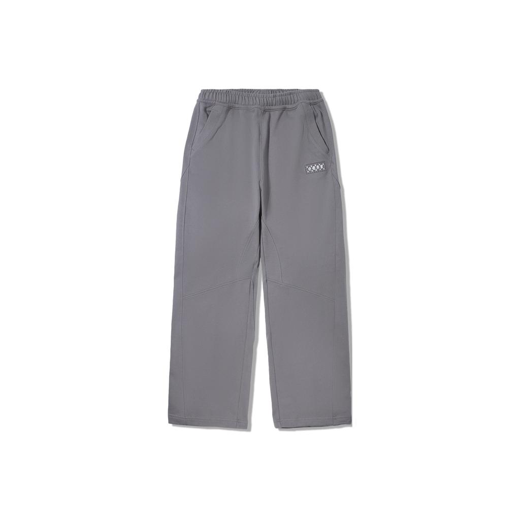 Li Ning Trendy Sports Series Straight Loose Printed Comfortable Versatile Casual Pants Men Bottoms AKLV905-3