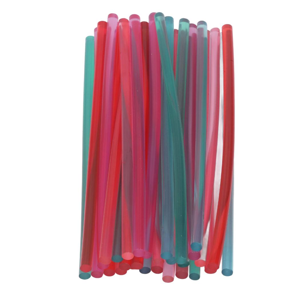 30Pcs Colored Hot Glue Sticks Strong Adhesion Good Toughness Eco Friendly Hot Melting Glue Sealing