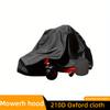 Lawn Mower Cover 210D Oxford Cloth Sun Protective Cover Waterproof Tractor Cover for Lawn Mowers Covering